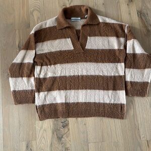 All Saints Lou Polo wool blend